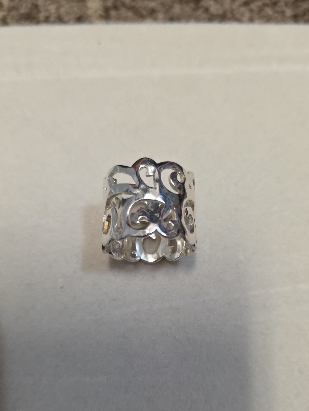 Silpada 'Eden' Sterling Silver band - Size 9